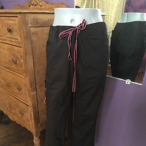 Black Life is Peachy Scrub Pants